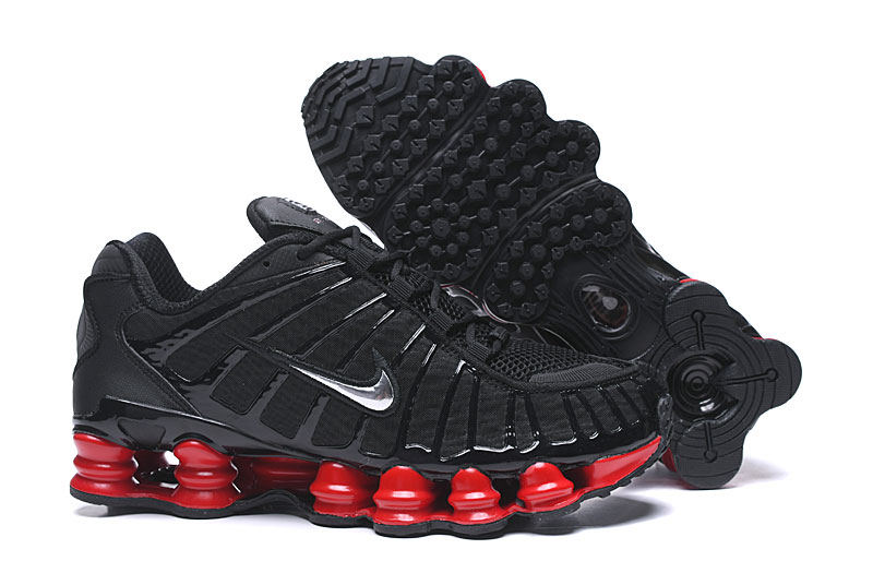 New Women Nike Shox TL1 Black Red Shoes